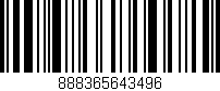 Código de barras (EAN, GTIN, SKU, ISBN): '888365643496'