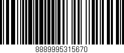Código de barras (EAN, GTIN, SKU, ISBN): '8889995315670'
