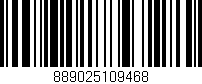 Código de barras (EAN, GTIN, SKU, ISBN): '889025109468'
