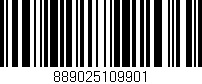 Código de barras (EAN, GTIN, SKU, ISBN): '889025109901'