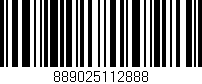 Código de barras (EAN, GTIN, SKU, ISBN): '889025112888'