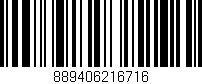 Código de barras (EAN, GTIN, SKU, ISBN): '889406216716'
