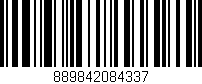 Código de barras (EAN, GTIN, SKU, ISBN): '889842084337'