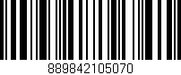 Código de barras (EAN, GTIN, SKU, ISBN): '889842105070'