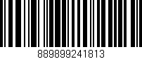 Código de barras (EAN, GTIN, SKU, ISBN): '889899241813'