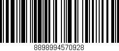 Código de barras (EAN, GTIN, SKU, ISBN): '8898994570928'