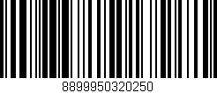Código de barras (EAN, GTIN, SKU, ISBN): '8899950320250'