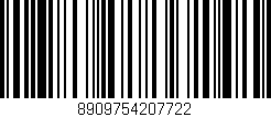 Código de barras (EAN, GTIN, SKU, ISBN): '8909754207722'