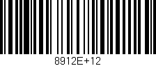 Código de barras (EAN, GTIN, SKU, ISBN): '8912E+12'