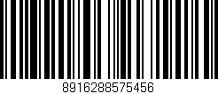Código de barras (EAN, GTIN, SKU, ISBN): '8916288575456'