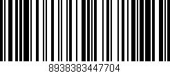 Código de barras (EAN, GTIN, SKU, ISBN): '8938383447704'