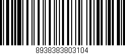 Código de barras (EAN, GTIN, SKU, ISBN): '8938383803104'