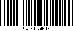 Código de barras (EAN, GTIN, SKU, ISBN): '8942631746877'