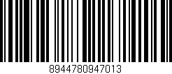 Código de barras (EAN, GTIN, SKU, ISBN): '8944780947013'