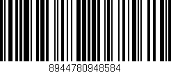 Código de barras (EAN, GTIN, SKU, ISBN): '8944780948584'