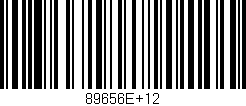 Código de barras (EAN, GTIN, SKU, ISBN): '89656E+12'
