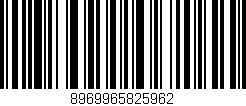 Código de barras (EAN, GTIN, SKU, ISBN): '8969965825962'