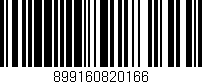 Código de barras (EAN, GTIN, SKU, ISBN): '899160820166'