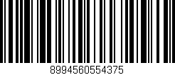 Código de barras (EAN, GTIN, SKU, ISBN): '8994560554375'