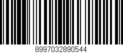 Código de barras (EAN, GTIN, SKU, ISBN): '8997032890544'