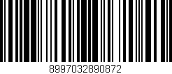 Código de barras (EAN, GTIN, SKU, ISBN): '8997032890872'