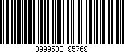 Código de barras (EAN, GTIN, SKU, ISBN): '8999503195769'