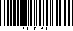 Código de barras (EAN, GTIN, SKU, ISBN): '8999902069333'