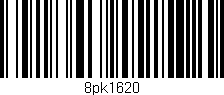 Código de barras (EAN, GTIN, SKU, ISBN): '8pk1620'