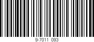Código de barras (EAN, GTIN, SKU, ISBN): '9-7011/093'