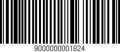 Código de barras (EAN, GTIN, SKU, ISBN): '9000000001824'
