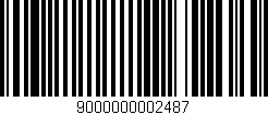 Código de barras (EAN, GTIN, SKU, ISBN): '9000000002487'