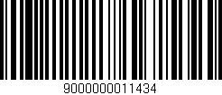 Código de barras (EAN, GTIN, SKU, ISBN): '9000000011434'