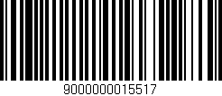 Código de barras (EAN, GTIN, SKU, ISBN): '9000000015517'