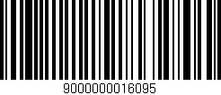 Código de barras (EAN, GTIN, SKU, ISBN): '9000000016095'
