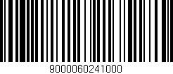 Código de barras (EAN, GTIN, SKU, ISBN): '9000060241000'
