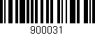 Código de barras (EAN, GTIN, SKU, ISBN): '900031'