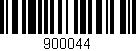 Código de barras (EAN, GTIN, SKU, ISBN): '900044'