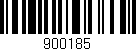 Código de barras (EAN, GTIN, SKU, ISBN): '900185'