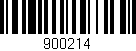 Código de barras (EAN, GTIN, SKU, ISBN): '900214'