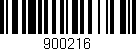 Código de barras (EAN, GTIN, SKU, ISBN): '900216'