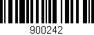 Código de barras (EAN, GTIN, SKU, ISBN): '900242'