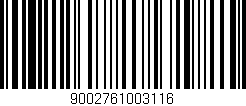 Código de barras (EAN, GTIN, SKU, ISBN): '9002761003116'