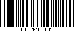 Código de barras (EAN, GTIN, SKU, ISBN): '9002761003802'