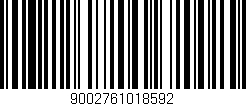 Código de barras (EAN, GTIN, SKU, ISBN): '9002761018592'