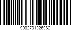Código de barras (EAN, GTIN, SKU, ISBN): '9002761026962'