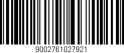 Código de barras (EAN, GTIN, SKU, ISBN): '9002761027921'