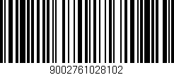 Código de barras (EAN, GTIN, SKU, ISBN): '9002761028102'
