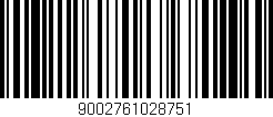 Código de barras (EAN, GTIN, SKU, ISBN): '9002761028751'