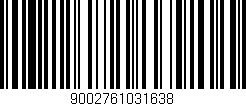 Código de barras (EAN, GTIN, SKU, ISBN): '9002761031638'