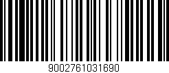 Código de barras (EAN, GTIN, SKU, ISBN): '9002761031690'